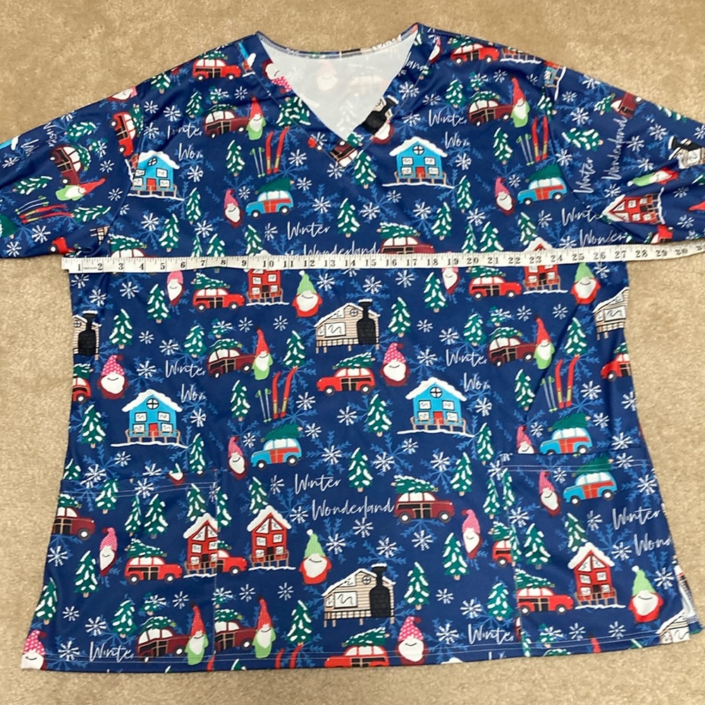 Winter Wonderland Scrubs XXL